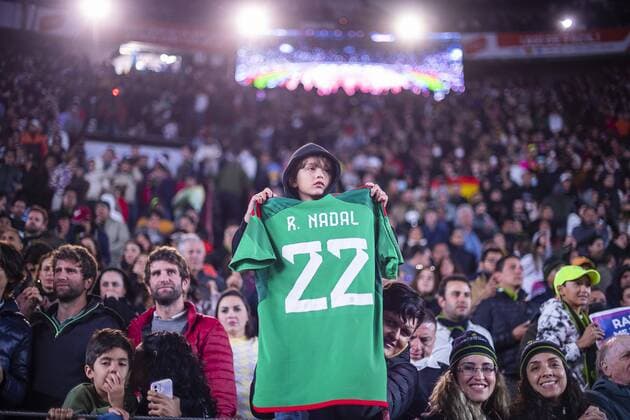RECORD DATE NOT STATED Tennis Fest GNP 2022 Rafael Nadal (SPA) vs Casper Ruud (NOR) Fans o Aficion during the Tennis Fest GNP 2022 Rafael Nadal (SPA) vs Casper Ruud (NOR) , at the Plaza de Toros Mexico, on December 01, 2022. <br><br> Fans o Aficion durante el juego en el Tenis Fest GNP 2022 Rafael Nadal (SPA) vs Casper Ruud (NOR) , en la Plaza de Toros Mexico, el 01 de Diciembre de 2022. CIUDAD DE MEXICO CDMX MEXICO  Copyright: xJosexLuisxMelgarejox 20221202_972