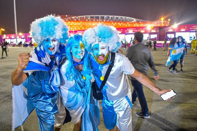 RECORD DATE NOT STATED FIFA World Cup, WM, Weltmeisterschaft, Fussball Qatar 2022 Argentina vs Australia OF Fans o Aficion during the game Argentina vs Australia, corresponding to the round of 16 of the FIFA World Cup Qatar 2022, at Ahmad Bin Ali Stadium, Al Rayyan, Doha, on December 03, 2022. <br><br> Fans o Aficion durante el partido Argentina vs Australia, correspondiente a los octavos de final de la Copa Mundial de la FIFA Catar 2022, en el Estadio Ahmad Bin Ali, Al Rayyan, Doha, el 03 de Diciembre de 2022 AL RAYYAN DOHA QATAR  Copyright: xAdrianxMaciasx 20221203_2612