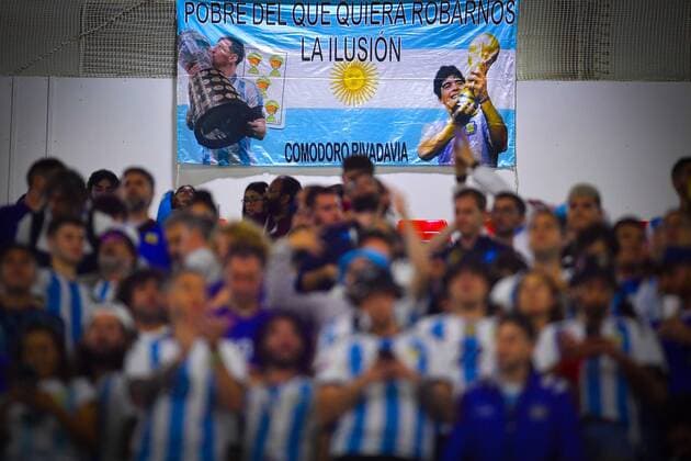 RECORD DATE NOT STATED FIFA World Cup, WM, Weltmeisterschaft, Fussball Qatar 2022 Argentina vs Australia OF Fans o Aficion during the game Argentina vs Australia, corresponding to the round of 16 of the FIFA World Cup Qatar 2022, at Ahmad Bin Ali Stadium, Al Rayyan, Doha, on December 03, 2022. <br><br> Fans o Aficion durante el partido Argentina vs Australia, correspondiente a los octavos de final de la Copa Mundial de la FIFA Catar 2022, en el Estadio Ahmad Bin Ali, Al Rayyan, Doha, el 03 de Diciembre de 2022 AL RAYYAN DOHA QATAR  Copyright: xAdrianxMaciasx 20221203_2873