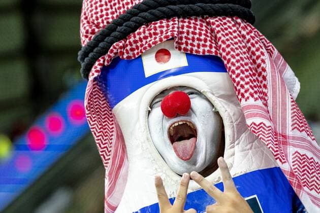 Sport Bilder des Tages AL-WAKRAH, 05-12-2022, Al Janoub Stadium, World Cup 2022 in Qatar game between Japan and Croatia, supporters of Japan Japan - Croatia  x19450821x Copyright: