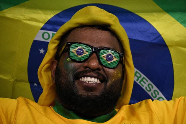 DOHA (QATAR), 12 05 2022 - WORLD CUP BRAZIL vs SOUTH KOREA - Fans at the match between the teams of Brazil vs South Korea, for the round of 16 of the World Cup Qatar 2022 Fifa, at the 974 Stadium , in Doha, this Monday (05). Photo by Alexandre Brum Ag. frame 31119 (Alexandre Brum Ag. Enquadrar SPP)  Copyright: xAlexandrexBrum Ag.xEnquadrarx xSx spp-en-AlBrEn-DSC_1328