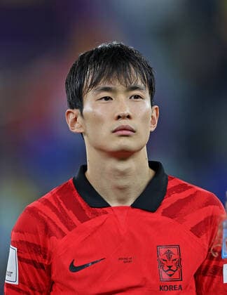5th December 2022; Stadium 974, Ras Abu Aboud, Doha, Qatar: FIFA World Cup, WM, Weltmeisterschaft, Fussball final 16 round, Brazil versus South Korea: Kim Moon-hwan of South Korea,  ActionPlus12456388 HeulerxAndrey Content restricted for UK based newspaper
