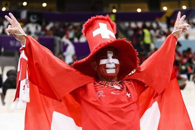 RECORD DATE NOT STATED FIFA World Cup, WM, Weltmeisterschaft, Fussball Qatar 2022 Portugal vs Switzerland OF Fans o Aficion during the game Portugal vs Switzerland, corresponding to the round of 16 of the FIFA World Cup Qatar 2022, at Lusail Stadium, Lusail, Doha, on December 06, 2022. <br><br> Fans o Aficion durante el partido Portugal vs Suiza, correspondiente a los octavos de final de la Copa Mundial de la FIFA Catar 2022, en el Estadio Lusail, Lusail, Doha, el 06 de Diciembre de 2022 LUSAIL DOHA QATAR  Copyright: xMarcioxMachadox 20221206_5417
