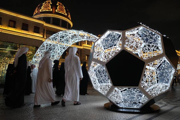 Sport Themen der Woche KW49 Sport Bilder des Tages DOHA (QATAR), 12 07 2022 - FOOTBALL TOURISM LEISURE WORLD CUP QATAR - Movement of the local population and tourist fans in the streets of Katara, in Doha, this Wednesday (08), one of the break days of World Cup games. Photo by Alexandre Brum Ag. frame 31119 (Alexandre Brum Ag. Enquadrar SPP)  Copyright: xAlexandrexBrum Ag.xEnquadrarx xSx spp-en-AlBrEn-DSC07550