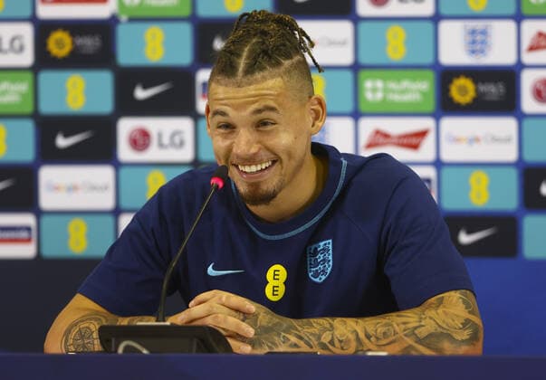 Sport Themen der Woche KW49 Mandatory Credit: Photo by Kieran McManus Shutterstock (13655695f) Kalvin Phillips of England speaks during the press conference, PK, Pressekonferenz England Press Conference, FIFA World Cup, WM, Weltmeisterschaft, Fussball 2022, Football, Al Wakrah Sports Complex, Al Wakrah, Qatar - 08 Dec 2022 Editorial Use Only England Press Conference, FIFA World Cup 2022, Football, Al Wakrah Sports Complex, Al Wakrah, Qatar - 08 Dec 2022 Editorial Use Only  Copyright: xKieranxMcManus Shutterstockx 13655695f