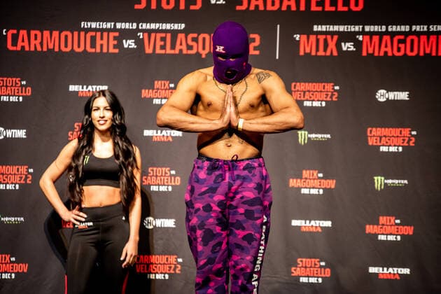 Sport Themen der Woche KW49 December 8, 2022, Uncasville, CT, Uncasville, CT, United States: Uncasville, CT - DECEMBER 7: Anthony Adams makes weight ahead of Bellator 289 at Mohegan Sun Casino on December 9, 2022 in Uncasville, CT, United States. Uncasville, CT United States - ZUMAp175 20221208_zsa_p175_049 Copyright: xMattxDaviesx