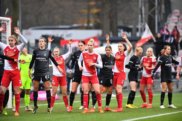 GERMANY, COLOGNE - DECEMBER 11, 2022: The match of Women Bundesliga 1.FC Koeln vs SC Freiburg  Copyright: xVITALIIxKLIUIEVx