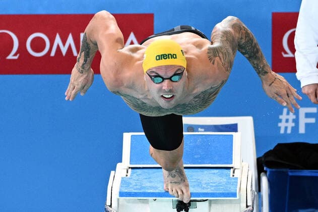 Sport Themen der Woche KW50 Sport Bilder des Tages SWIMMING SHORT COURSE CHAMPIONSHIPS, Kyle Chalmers of Australia during the Men?s 100m Freestyle final on Day 3 of the 2022 FINA World Swimming Championships at the Melbourne Sports and Aquatic Centre in Melbourne, Thursday, December 15, 2022. ( NO ARCHIVING, EDITORIAL USE ONLY, NO USE IN BOOKS WITHOUT CONSENT MELBOURNE VICTORIA AUSTRALIA  Copyright: xJOELxCARRETTx 20221215001742750340