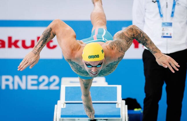 Bilder des Jahres 2022, Sport 12 Dezember Sport Bilder des Tages December 16, 2022, Melbourne, Australia: KYLE CHALMERS (AUS) In action in the Men s 50m Freestyle event on Day 4 of the 16th FINA World Swimming Championships (25M) in Melbourne, Australia. Melbourne Australia - ZUMAl303 20221216_zaf_l303_003 Copyright: xSydneyxLowx
