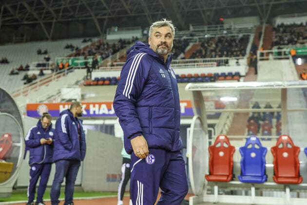 Sport Themen der Woche KW50 Sport Bilder des Tages 16.12.2022, Fussball, Saison 2022 2023, Internationales Testspiel, Hajduk Split - FC Schalke 04, Cheftrainer Thomas Reis (FC Schalke 04) Split Poljud Stadion Kroatien xRHR-FOTO TRx *** 16 12 2022, football, 2022 2023 season, international test match, Hajduk Split FC Schalke 04, head coach Thomas Reis FC Schalke 04 Split Poljud Stadium Croatia xRHR PHOTO TRx Copyright: RHR-FOTOx RHR-FOTO TR