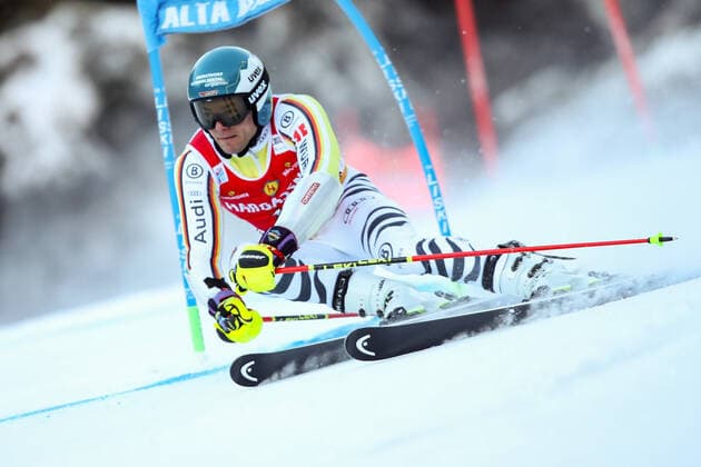 Bilder des Jahres 2022, Sport 12 Dezember Sport Themen der Woche KW50 Sport Bilder des Tages ALPINE SKIING - FIS WC Alta Badia ALTA BADIA,ITALY,18.DEC.22 - ALPINE SKIING - FIS World Cup, giant slalom, men. Image shows Alexander Schmid (GER).  GEPAxpictures xMathiasxMandl