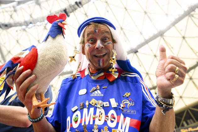 Sport Bilder des Tages Supporters de l Equipe de France - Ambiance FOOTBALL : Argentine vs france - Finale - Coupe du Monde Qatar 2022 - 18 12 2022 JBAutissier Panoramic 