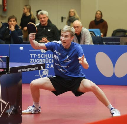 Maciej Kubik (Grenzau), TTC Zugbruecke Grenzau - PSV Borussia Duesseldorf,, 10. Spieltag, Tischtennis-Bundesliga-Herren, 18.12.2022, TTC Zugrbuecke Grenzau - PSV Borussia Duesseldorf,, 10. Spieltag, Tischtennis-Bundesliga-Herren, 18.12.2022, Foto: EIBNER Joerg Niebergall Hoehr-Grenzhausen
