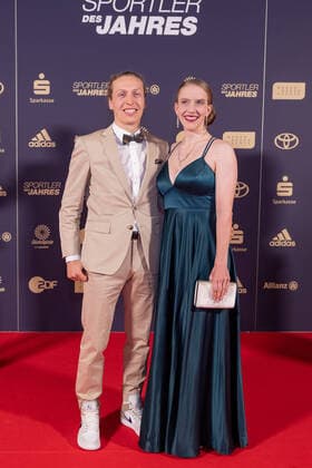 Luca Tesche, Franziska Brausse, (Bahnrad), Sportler des Jahres, Verleihung der Ehrung im Jahre 2022, 18.12.2022, Eibner-Pressefoto Sascha Walther Sportler des Jahres, Verleihung der Ehrung im Jahre 2022, 18.12.2022 Baden-Baden Copyright: xEibner-Pressefotox EP_EER