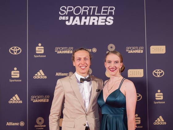 Luca Tesche, Franziska Brausse, (Bahnrad), Sportler des Jahres, Verleihung der Ehrung im Jahre 2022, 18.12.2022, Eibner-Pressefoto Sascha Walther Sportler des Jahres, Verleihung der Ehrung im Jahre 2022, 18.12.2022 Baden-Baden Copyright: xEibner-Pressefotox EP_EER
