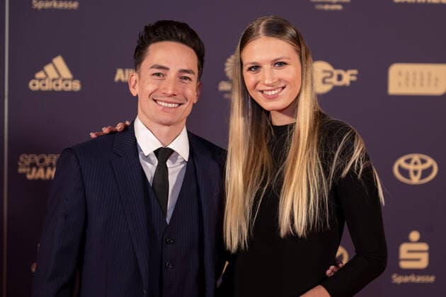 Marcel Nguyen und Noemi Peschel, Sportler des Jahres, Verleihung der Ehrung im Jahre 2022, 18.12.2022, Eibner-Pressefoto Sascha Walther Sportler des Jahres, Verleihung der Ehrung im Jahre 2022, 18.12.2022 Baden-Baden Copyright: xEibner-Pressefotox EP_EER