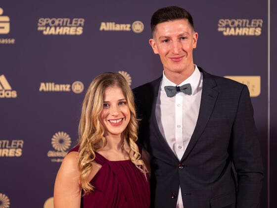 Elizabeth Seitz mit Nils Heyden, Sportler des Jahres, Verleihung der Ehrung im Jahre 2022, 18.12.2022, Eibner-Pressefoto Sascha Walther Sportler des Jahres, Verleihung der Ehrung im Jahre 2022, 18.12.2022 Baden-Baden Copyright: xEibner-Pressefotox EP_EER