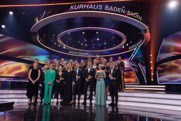Gesamtsiegerbild, Sportler des Jahres, Verleihung der Ehrung im Jahre 2022, 18.12.2022, Eibner-Pressefoto Sascha Walther Sportler des Jahres, Verleihung der Ehrung im Jahre 2022, 18.12.2022 Baden-Baden Copyright: xEibner-Pressefotox EP_EER