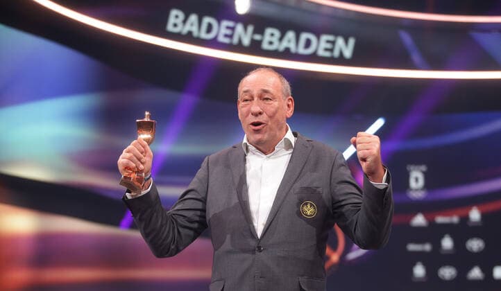 Baden-Baden , Sportler des Jahres 2022 , Mannschaft des Jahres , Peter Fischer ( Eintracht Frankfurt )