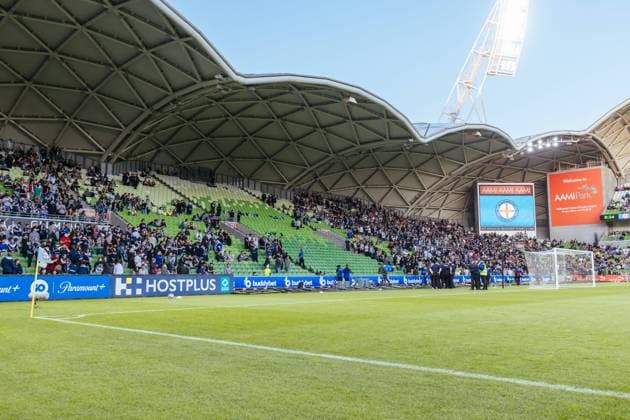 December 17, 2022: MELBOURNE, AUSTRALIA - DECEMBER 17: Police standby as fans invade the pitch resulting in a cancelled A-League Men s match between Melbourne City and Melbourne Victory at AAMI Park, on December 17, 2022, in Melbourne, Australia - ZUMAp121 20221217_zsp_p121_075 Copyright: xChrisxPutnamx