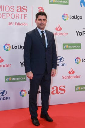 December 20, 2022, MADRID, MADRID, SPAIN: David Aganzo, president of AFE (Spanish Women s Soccer Association) poses for a photo during the 16th edition of the As Sports Awards at The Westin Palace on December 20, 2022 in Madrid, Spain. MADRID SPAIN - ZUMAa181 20221220_zaa_a181_001 Copyright: xIrinaxR.xHipolitox