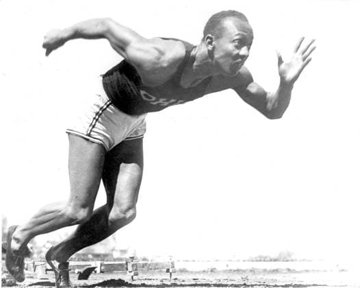 Jesse Owens competing for Ohio 1936 United States  Copyright: xTopFotox 0005314