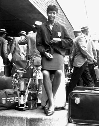 PALUPI Wilma Rudolph Olympic Gold Medalist. She won the 100 and 200 meters and the relay race, at White City 12th September 1960 Great Britain  Copyright: xTopFotox 0064417