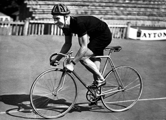 Britains Olympic Cycling C. Cartwright of the Manchester Wheelers who is one of the probables for Britains Olympic Cycling team 1950 s Great Britain  Copyright: xTopFotox 0146186