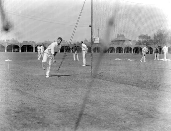 Australian XI Australian Eleven - Emery bowling 1912. Great Britain  Copyright: xTopFotox 0533244