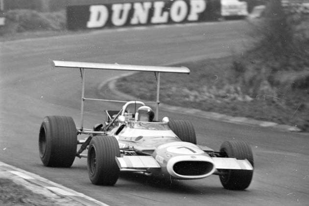 Jackie Stewart Brands Hatch, Kent: Jackie Stewart, the flying Scot driving Matra-Ford, during 50 lap, 133-mile Formula One Race of Champions at Brands Hatch. Stewart won. 16 March 1969 Great Britain  Copyright: xTopFotox 0618699