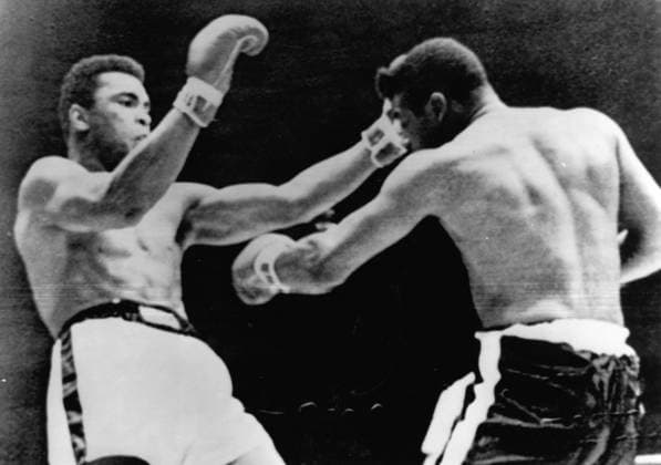Muhammad Ali Muhammad Ali American boxer in the boxing ring with Floyd Patterson 1965  Copyright: xTopFotox Sp000435