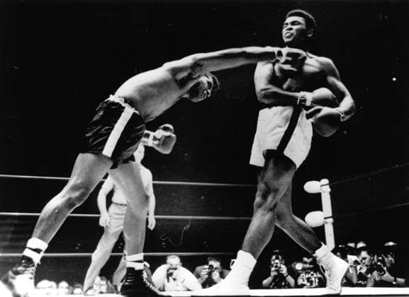 Muhammad Ali (Muhammad Ali) Cassius Clay American boxer in the ring with Floyd Patterson 1965  Copyright: xTopFotox Sp000448