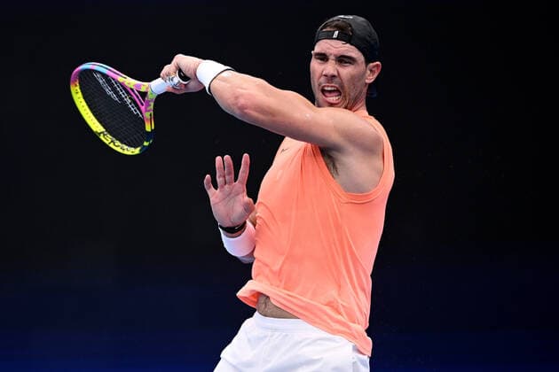 Sport Themen der Woche KW52 Sport Bilder des Tages TENNIS UNITED CUP SYDNEY, Rafael Nadal of Spain is seen during a practice session ahead of the 2023 United Cup tennis tournament, at Sydney Olympic Park Tennis Centre in Sydney, Wednesday, December 28, 2022. ( NO ARCHIVING, EDITORIAL USE ONLY, NO USE IN BOOKS WITHOUT CONSENT SYDNEY NSW AUSTRALIA  Copyright: xDANxHIMBRECHTSx 20221228001746470342