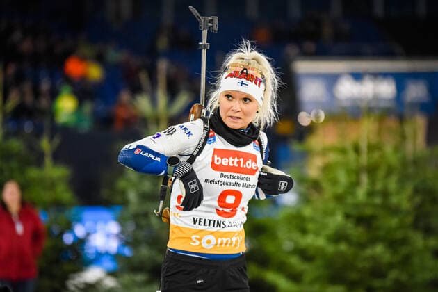 Mari Eder WTC Biathlon auf Schalke 28-12-2022 Mari Eder (Finnland) bett1.de Biathlon World Team Challenge WTC Biathlon auf Schalke am 28.12.2022 in der Veltins-Arena in Gelsenkirchen (Nordrhein-Westfalen, Deutschland). *** Mari Eder WTC Biathlon on Schalke 28 12 2022 Mari Eder Finland bett1 de Biathlon World Team Challenge WTC Biathlon on Schalke on 28 12 2022 at Veltins Arena in Gelsenkirchen North Rhine Westphalia, Germany