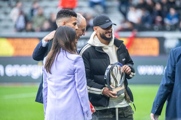 Sofiane Boufal (ANGERS SCO) FOOTBALL : Angers SCO vs FC Lorient - Ligue 1 - Journee 17 - 01 01 2023 BaptisteAutissier Panoramic 