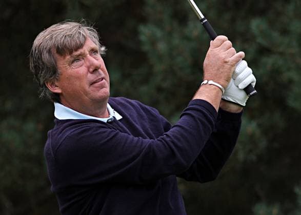 02.09.2012. Woburn, Bedfordshire , England. Barry Lane (ENG) in action during the third and final round of the European Senior Tour s Travis Perkins Senior Masters on the Dukes Course at Woburn Golf Club, Woburn, Milton Keynes, England - Sunday 2nd September 2012  ActionPlus11324487 ActionplusxOperations