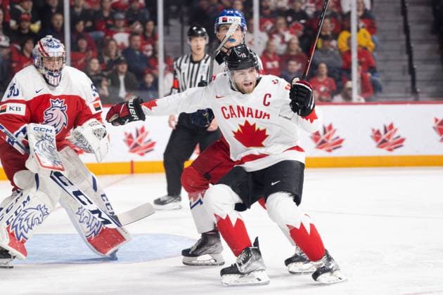230106 Shane Wright of Canada during the 2023 IIHF World Junior Championship final between Czech Republic and Canada on January 6, 2023 in Halifax. Photo: Simon Hastegard BILDBYRAN kod SH SH0405 ishockey Ice hockey, Eishockey jvm junior-vm u20 2023 iihf world junior championship world juniors final tjeckien czech republic canada kanada bbeng Copyright: SIMONxHASTEGARD BB230106SH046