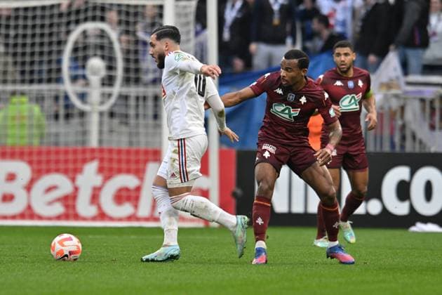 Rayan Cherki (lyon) FOOTBALL: Olympique Lyonnais vs FC Metz - 32e Coupe de France - 07 01 2023 FredericChambert Panoramic 