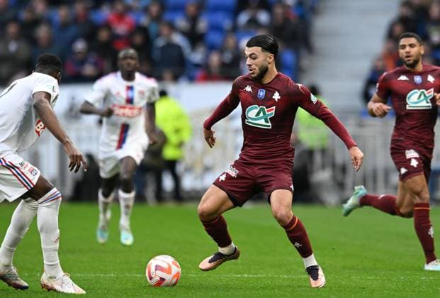 Georges Mikautadze (metz) FOOTBALL: Olympique Lyonnais vs FC Metz - 32e Coupe de France - 07 01 2023 FredericChambert Panoramic 