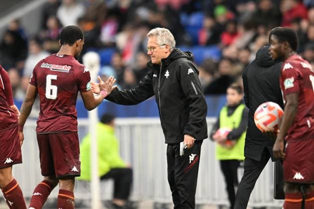 Laszlo Boloni (metz) FOOTBALL: Olympique Lyonnais vs FC Metz - 32e Coupe de France - 07 01 2023 FredericChambert Panoramic 