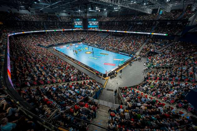 Hannover, 08. Januar 2023: Handball Maenner Laenderspiel, Deutschland vs. Island Übersicht ZAG Arena Hannover ZAG Arena Deutschland *** Hannover, 08 January 2023 Handball Maenner Laenderspiel, Germany vs Iceland Overview ZAG Arena Hannover ZAG Arena Germany