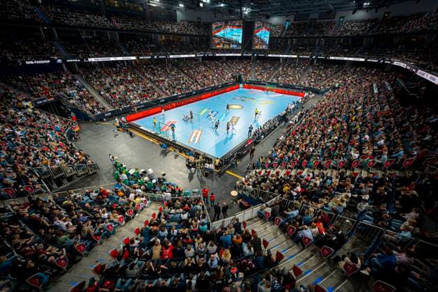 Hannover, 08. Januar 2023: Handball Maenner Laenderspiel, Deutschland vs. Island Übersicht ZAG Arena Hannover ZAG Arena Deutschland *** Hannover, 08 January 2023 Handball Maenner Laenderspiel, Germany vs Iceland Overview ZAG Arena Hannover ZAG Arena Germany