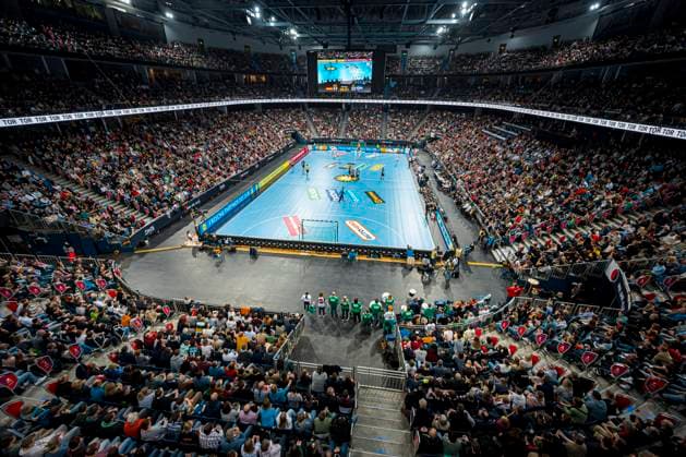 Hannover, 08. Januar 2023: Handball Maenner Laenderspiel, Deutschland vs. Island Übersicht ZAG Arena Hannover ZAG Arena Deutschland *** Hannover, 08 January 2023 Handball Maenner Laenderspiel, Germany vs Iceland Overview ZAG Arena Hannover ZAG Arena Germany