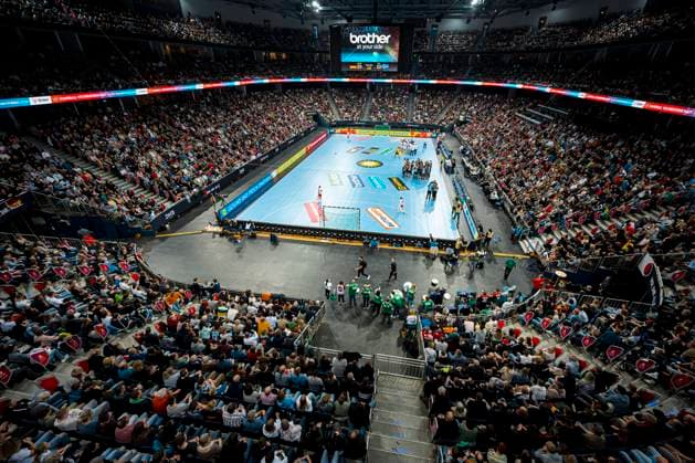 Hannover, 08. Januar 2023: Handball Maenner Laenderspiel, Deutschland vs. Island Übersicht ZAG Arena Hannover ZAG Arena Deutschland *** Hannover, 08 January 2023 Handball Maenner Laenderspiel, Germany vs Iceland Overview ZAG Arena Hannover ZAG Arena Germany