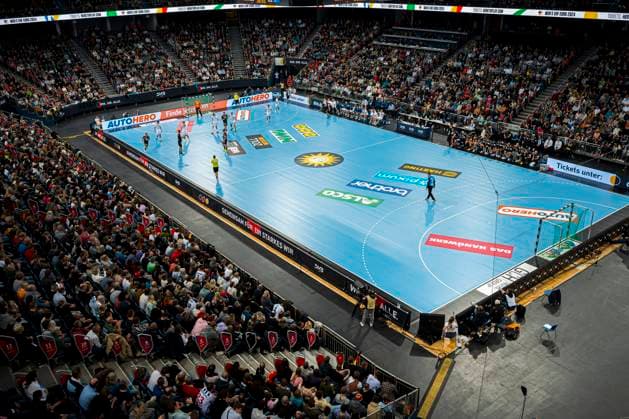 Hannover, 08. Januar 2023: Handball Maenner Laenderspiel, Deutschland vs. Island Übersicht ZAG Arena Hannover ZAG Arena Deutschland *** Hannover, 08 January 2023 Handball Maenner Laenderspiel, Germany vs Iceland Overview ZAG Arena Hannover ZAG Arena Germany