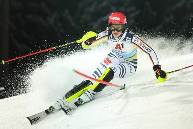 Sport Themen der Woche KW02 Sport Bilder des Tages ALPINE SKIING - FIS WC Flachau FLACHAU,AUSTRIA,10.JAN.23 - ALPINE SKIING - FIS World Cup, night slalom, ladies. Image shows Lena Duerr (GER).  GEPAxpictures xDanielxGoetzhaber