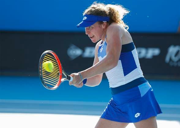 Anna-Lena Friedsam(GER), Australian Open 2023, Training in Melbourne, Victoria, Australia. Copyright: xJuergenxHasenkopfx