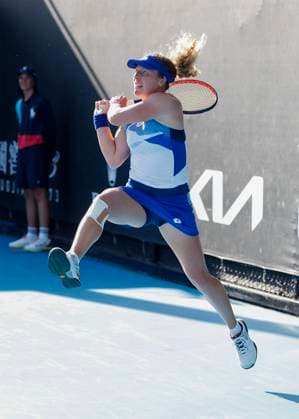 Anna-Lena Friedsam(GER), Australian Open 2023, Training in Melbourne, Victoria, Australia. Copyright: xJuergenxHasenkopfx