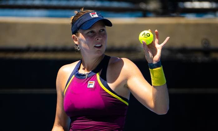 January 10, 2023, ADELAIDE, AUSTRALIA: Shelby Rogers of the United States in action during the first round of the 2023 Adelaide International 2 WTA, Tennis Damen 500 tennis tournament ADELAIDE AUSTRALIA - ZUMAa181 20230110_zaa_a181_017 Copyright: xRobxPrangex