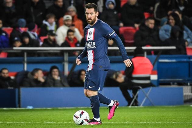 January 11, 2023, Paris, France, France: Lionel (Leo) MESSI of PSG during the Ligue 1 match between Paris Saint-Germain (PSG) and Angers SCO at Parc des Princes Stadium on January 11, 2023 in Paris, France. Paris France - ZUMAm308 20230111_zsp_m308_006 Copyright: xMatthieuxMirvillex